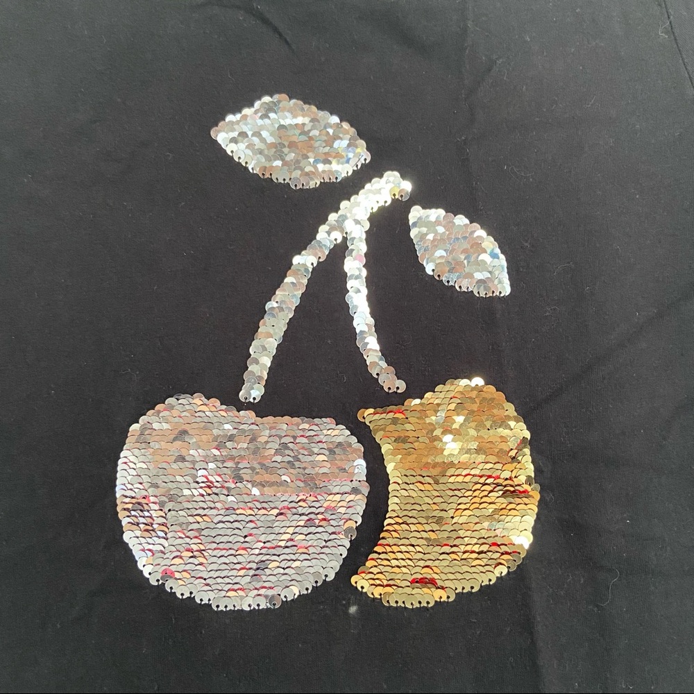 Reversible sequin T-shirt - Picture 5 of 7